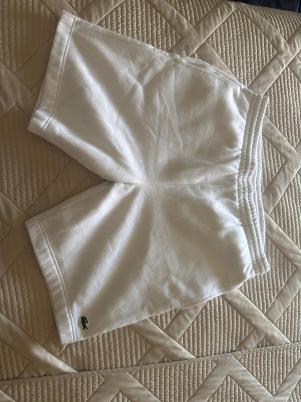 Authentic Lacoste Shorts – White – Size Medium